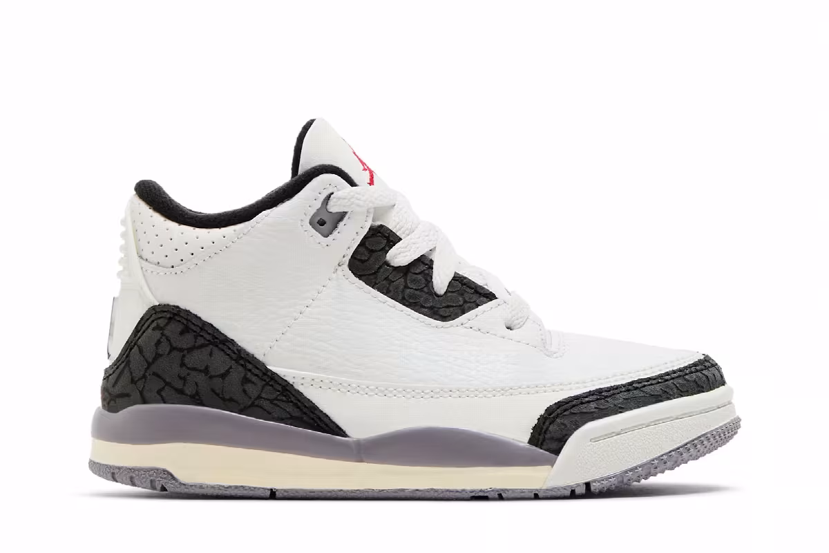 Air Jordan 3 TD Cement Grey, view 2