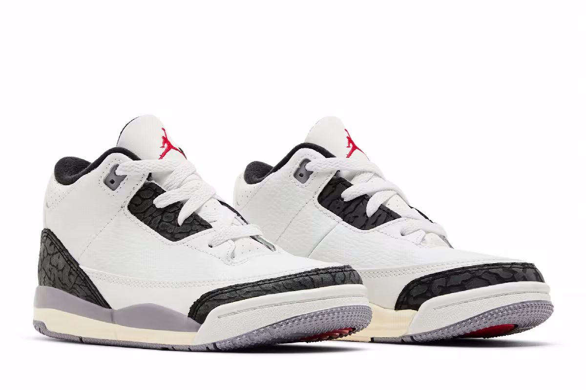 Air Jordan 3 TD Cement Grey, view 9