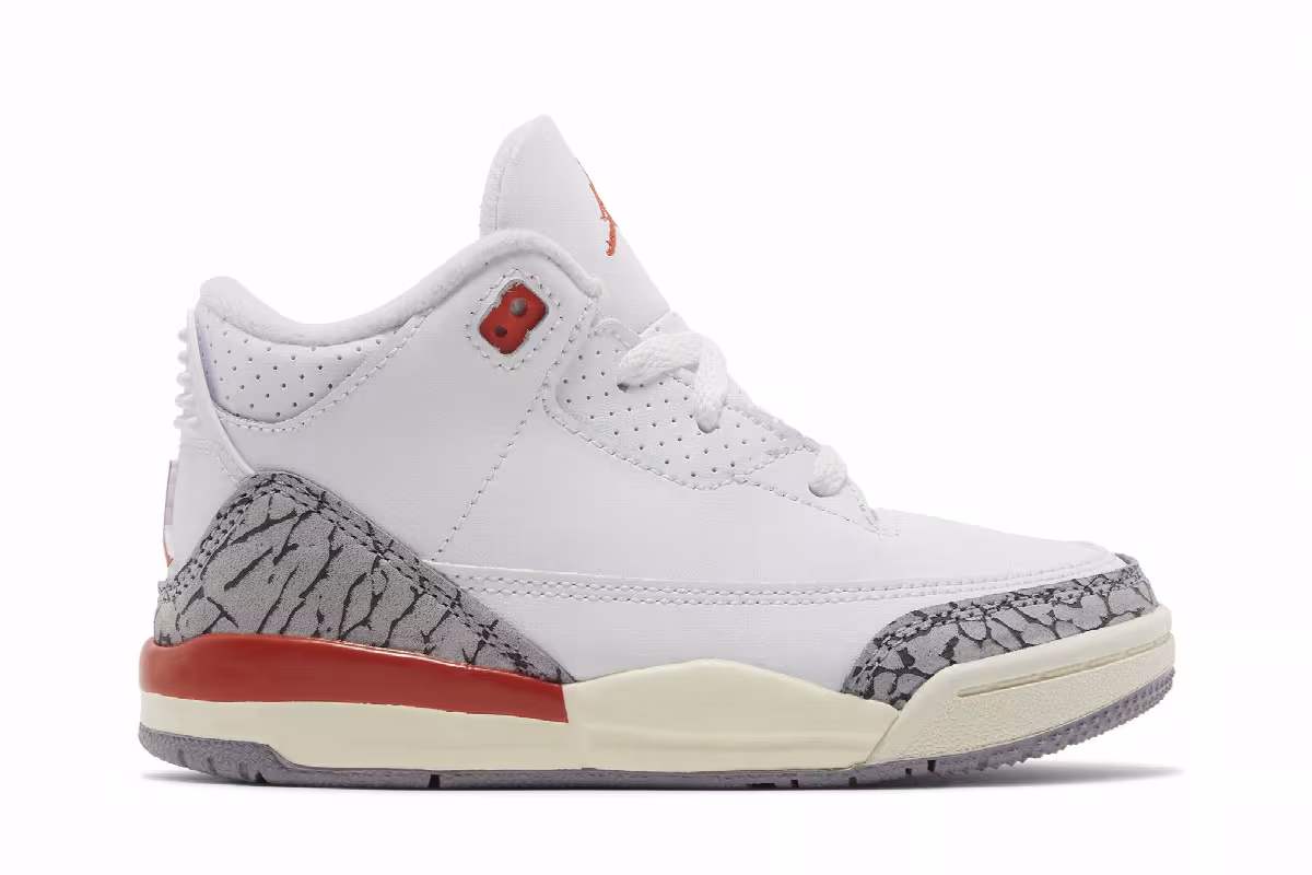Air Jordan 3 TD Georgia Peach, view 2