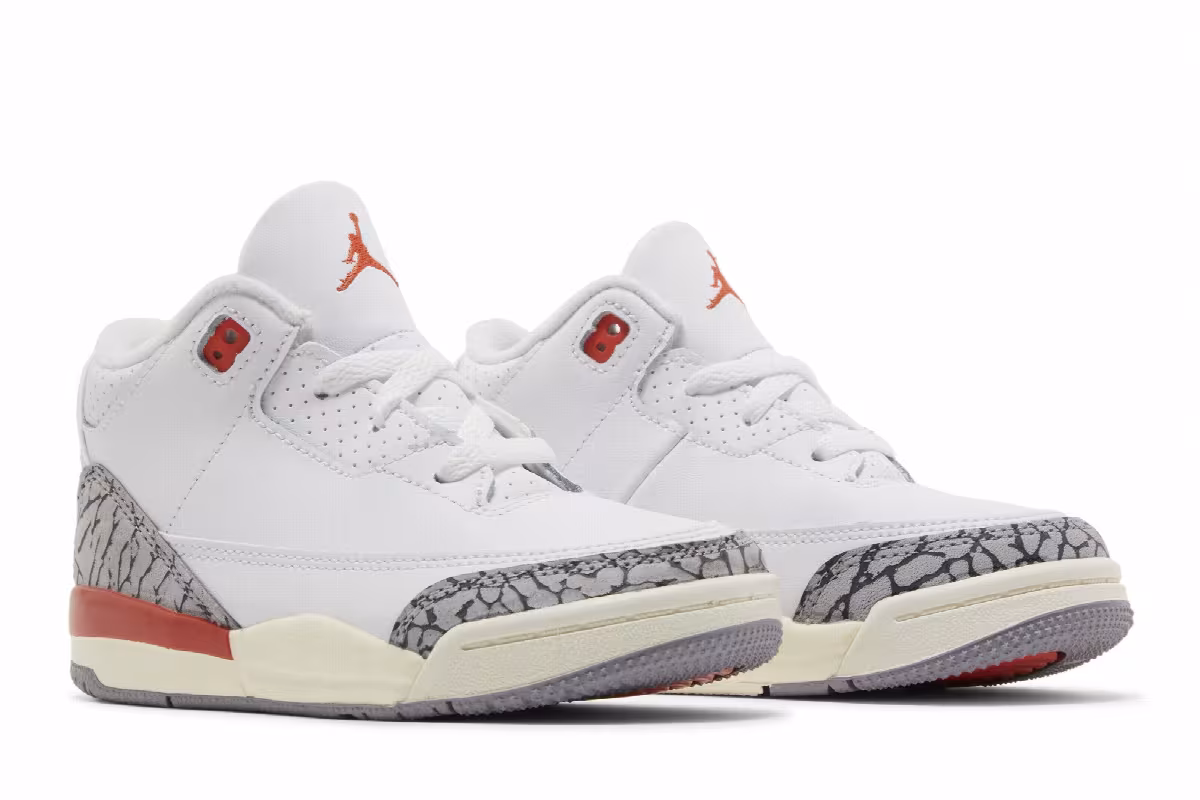 Air Jordan 3 TD Georgia Peach, view 9