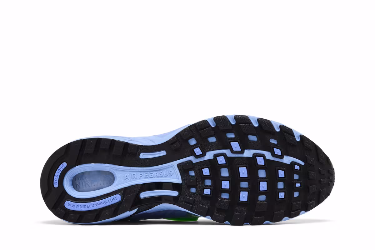 Nike Pegasus Wave Gradient Cage - Green Strike Aluminum, view 5