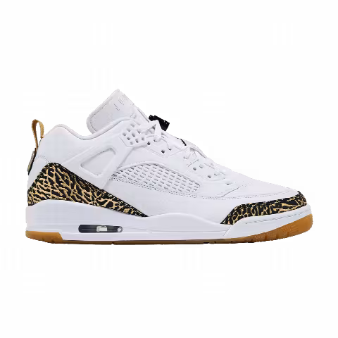 Air Jordan Spizike Low 'White Black Metallic Gold'