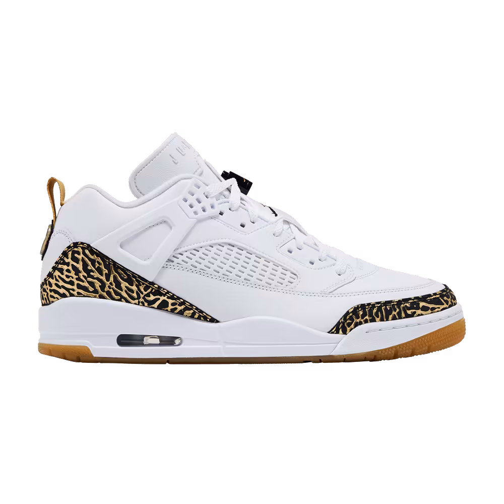 Air Jordan Spizike Low White Black Metallic Gold