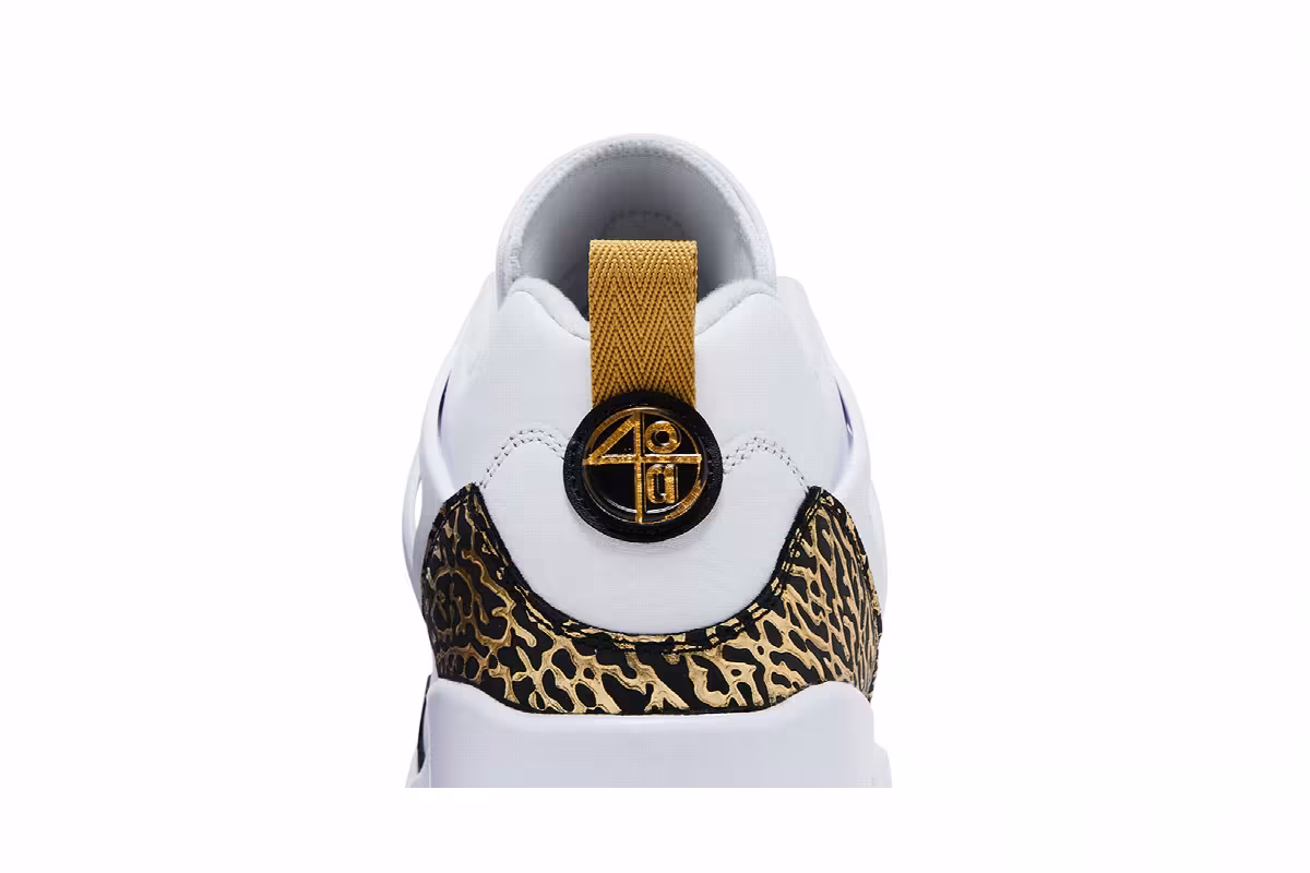 Air Jordan Spizike Low White Black Metallic Gold, view 8