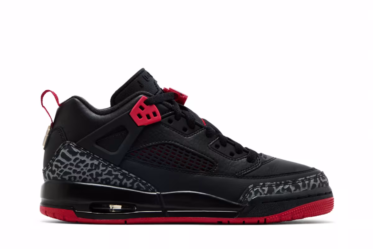 Air Jordan Spizike Low GS Bred, view 2
