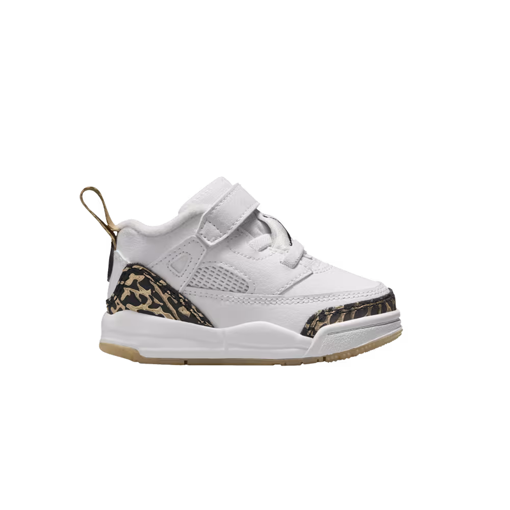 Air Jordan Spizike Low TD White Black Metallic Gold