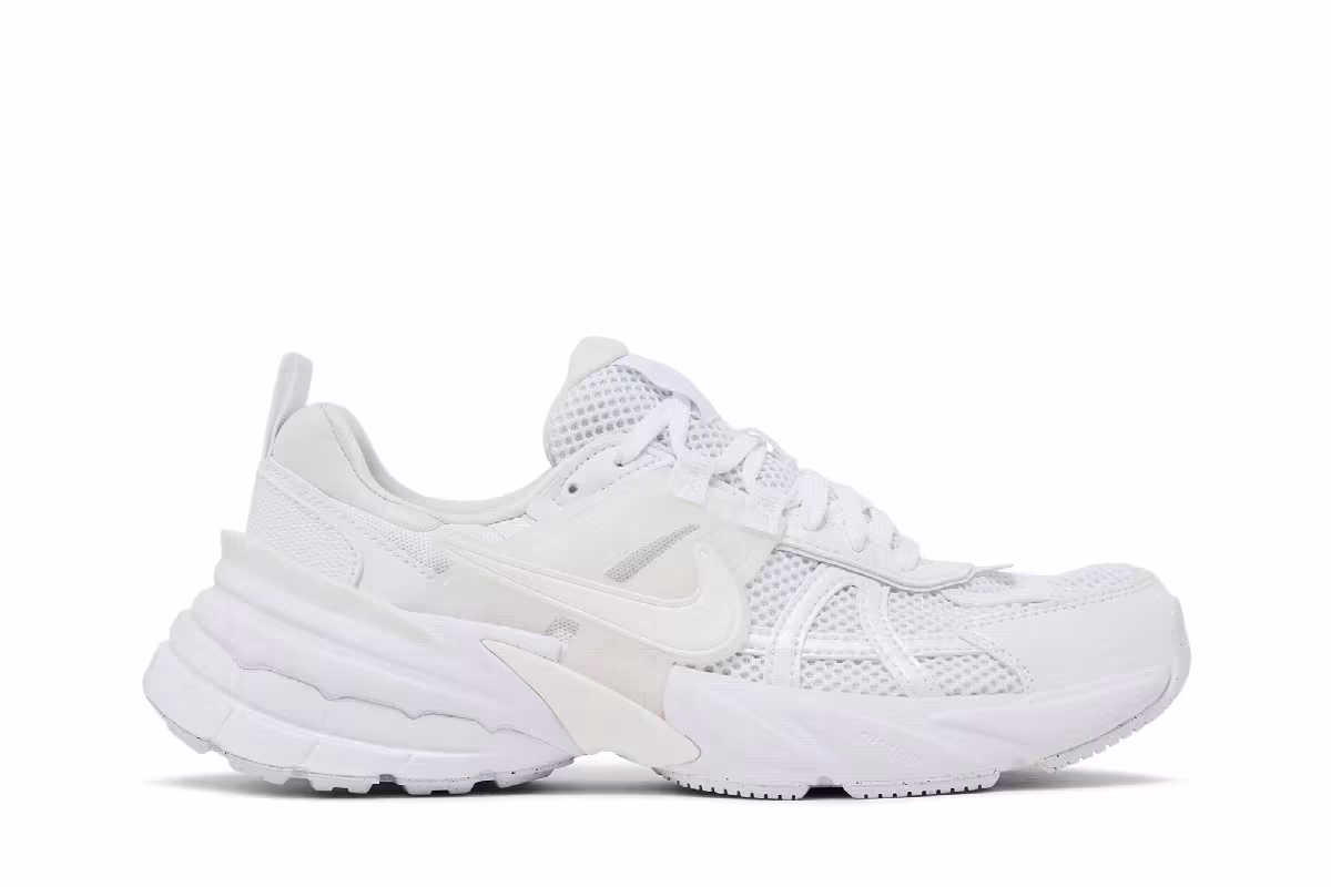 Nike Women's V2K Run Triple White, view 2