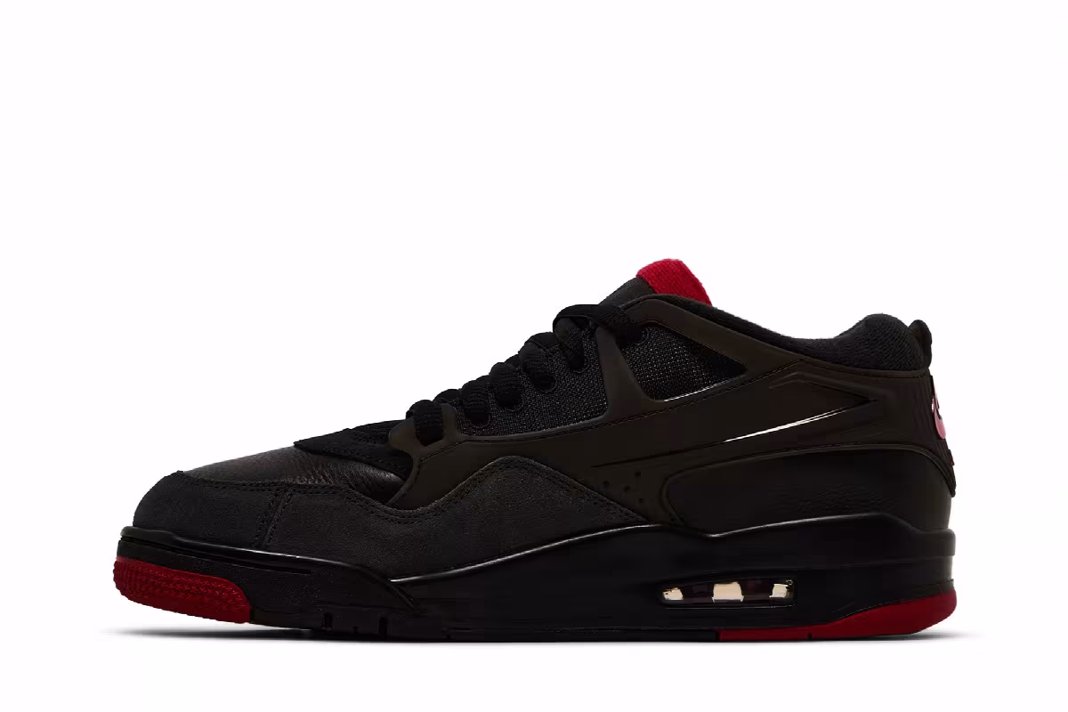 Air Jordan 4 RM Black Varsity Red, view 4