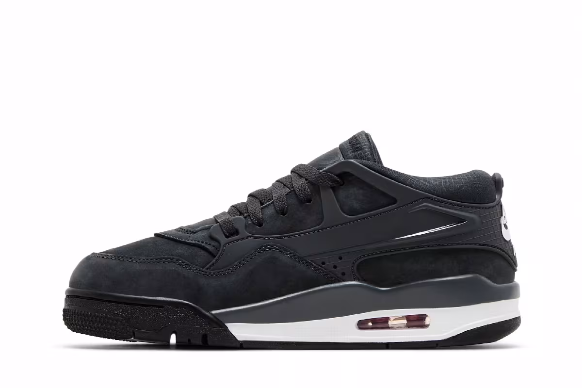 Nigel Sylvester x Air Jordan 4 RM SP GS Driveway Grey, view 4