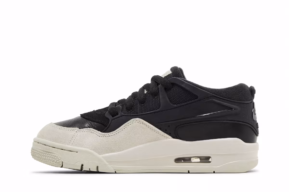 Air Jordan 4 RM GS Black Light Bone, view 4