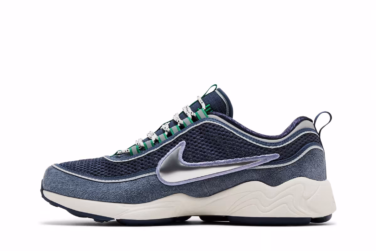 Undefeated x Nike Air Zoom Spiridon SP Thunder Blue, view 4