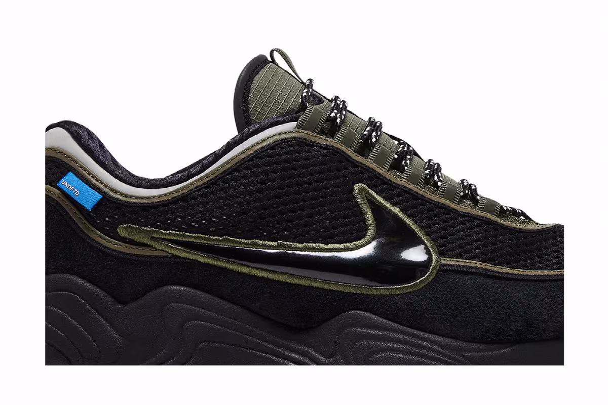 Undefeated x Nike Air Zoom Spiridon SP Cargo Khaki, view 3
