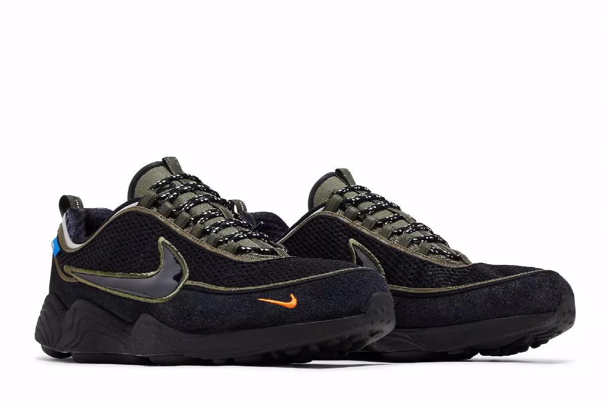 Undefeated x Nike Air Zoom Spiridon SP Cargo Khaki, view 9