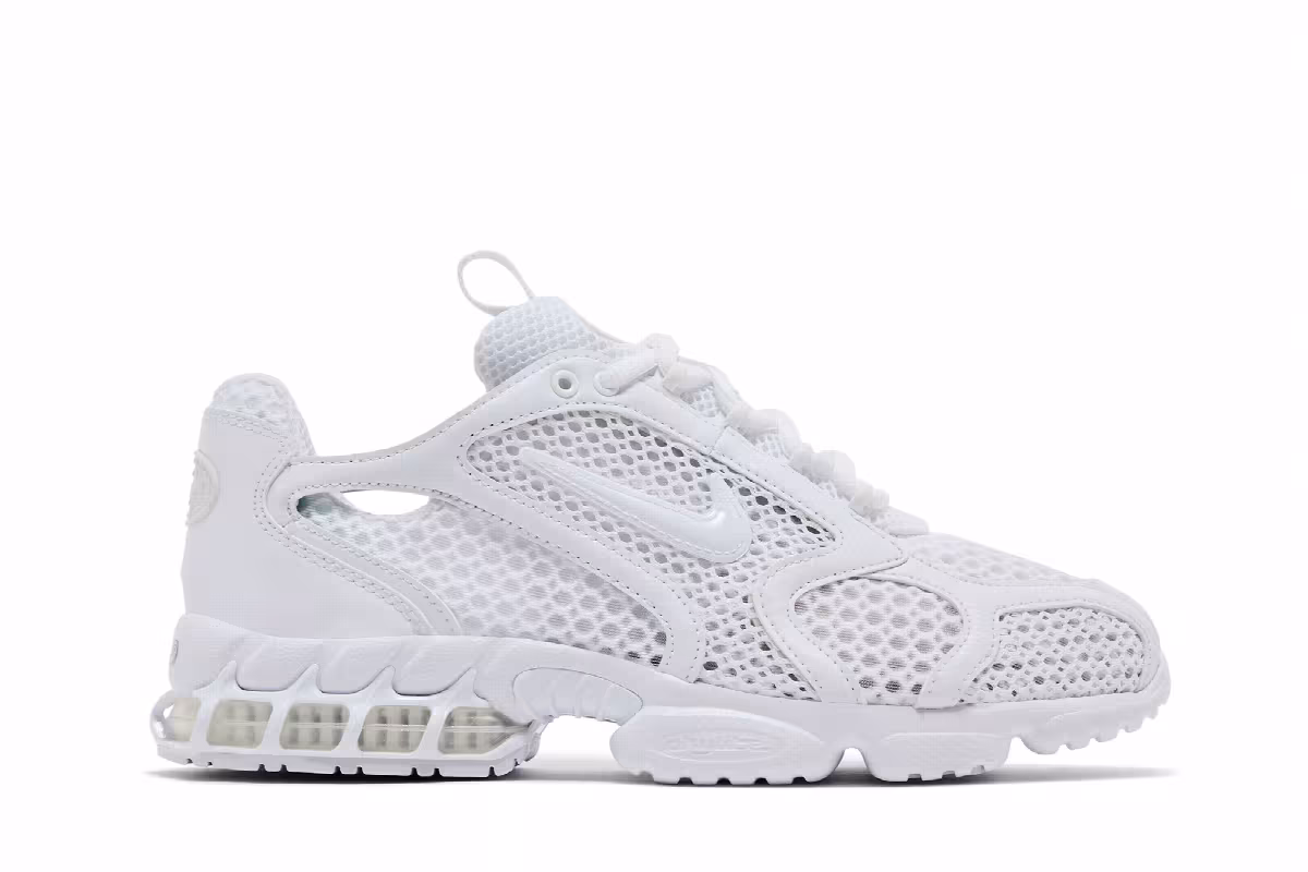 Nike Air Zoom Spiridon Cage 2 Triple White 2025, view 2