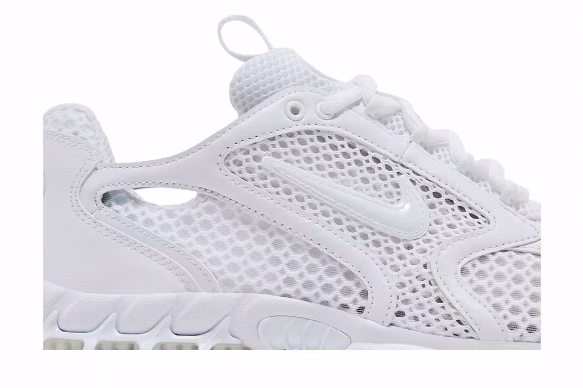 Nike Air Zoom Spiridon Cage 2 Triple White 2025, view 3