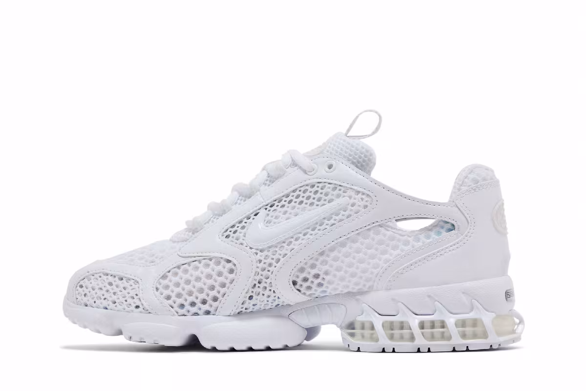 Nike Air Zoom Spiridon Cage 2 Triple White 2025, view 4