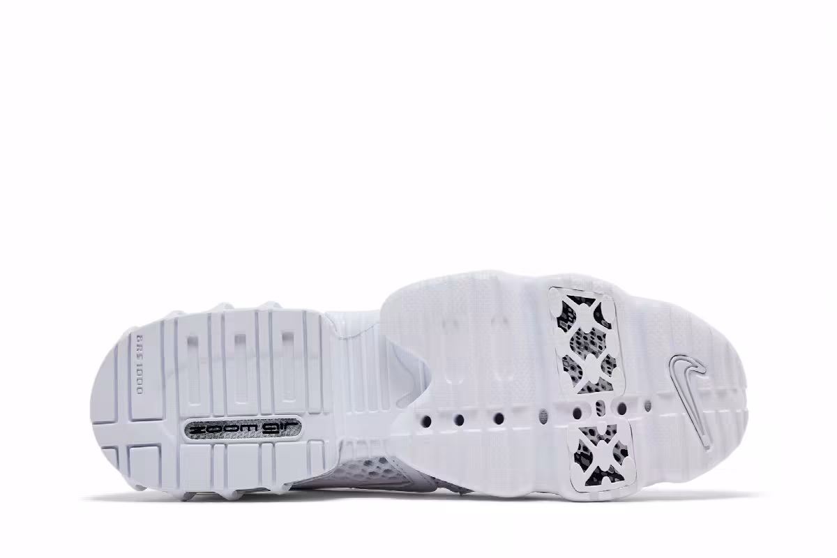 Nike Air Zoom Spiridon Cage 2 Triple White 2025, view 5