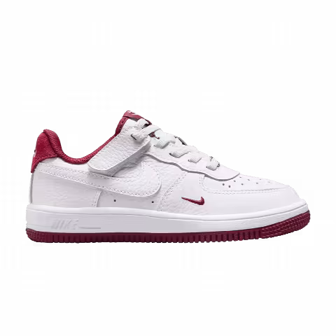 Nike Force 1 Low LV8 EasyOn PS 'White Team Red'