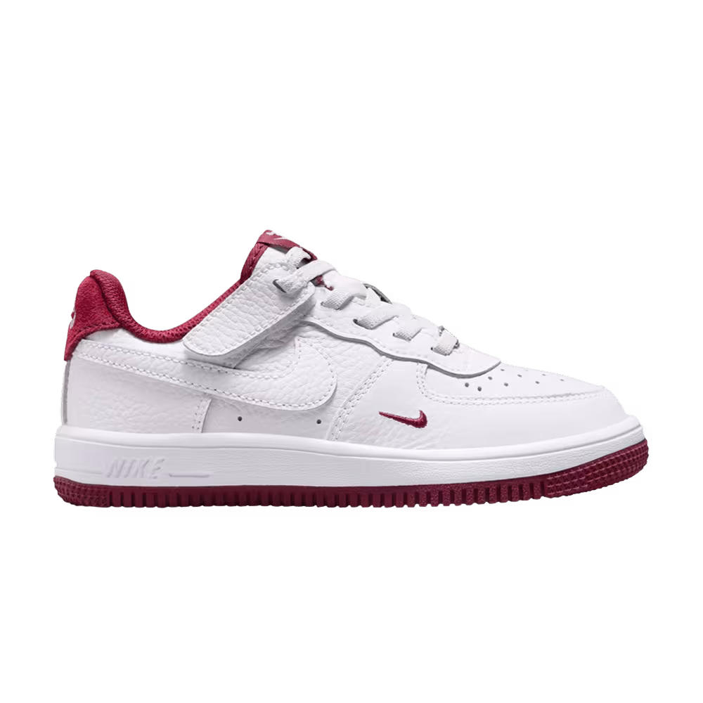 Nike Force 1 Low LV8 EasyOn PS White Team Red