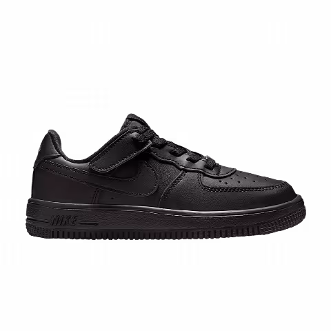 Nike Force 1 Low EasyOn PS 'Triple Black'