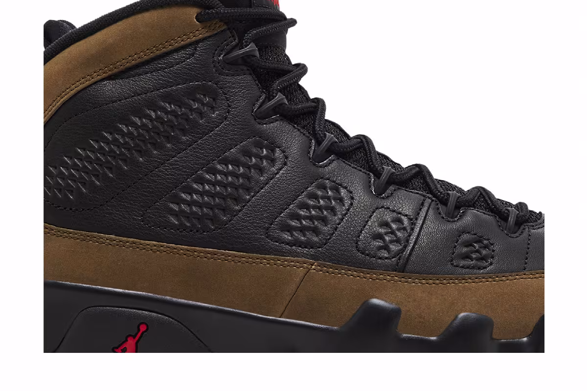 Air Jordan 9 Olive 2024, view 3
