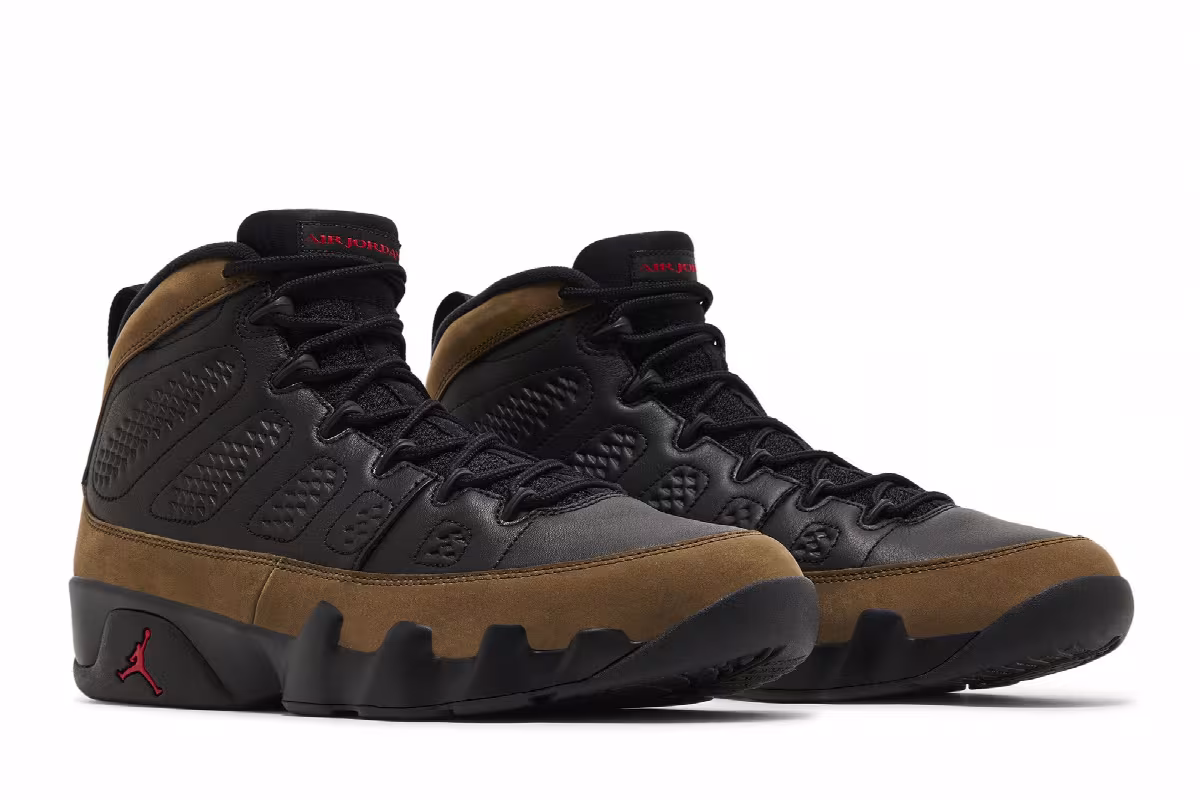 Air Jordan 9 Olive 2024, view 9