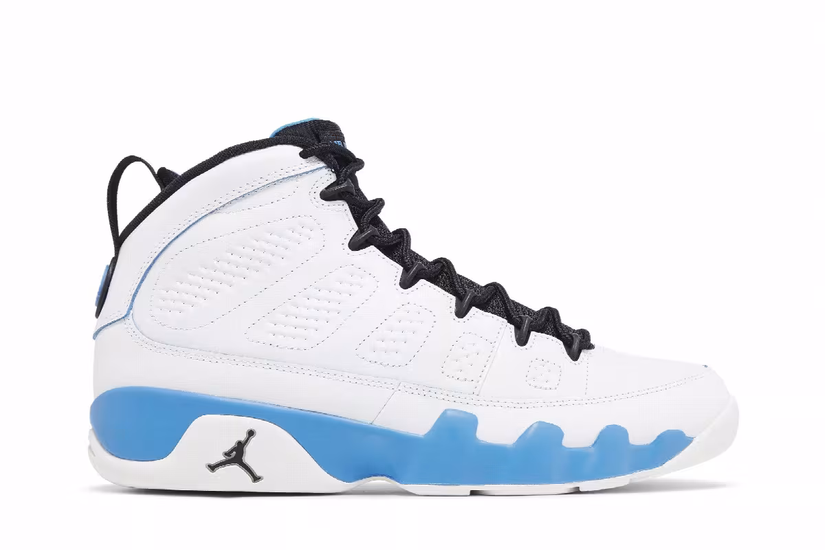 Air Jordan 9 Powder Blue 2024, view 2