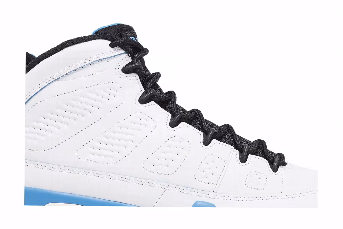 Air Jordan 9 Powder Blue 2024, view 3