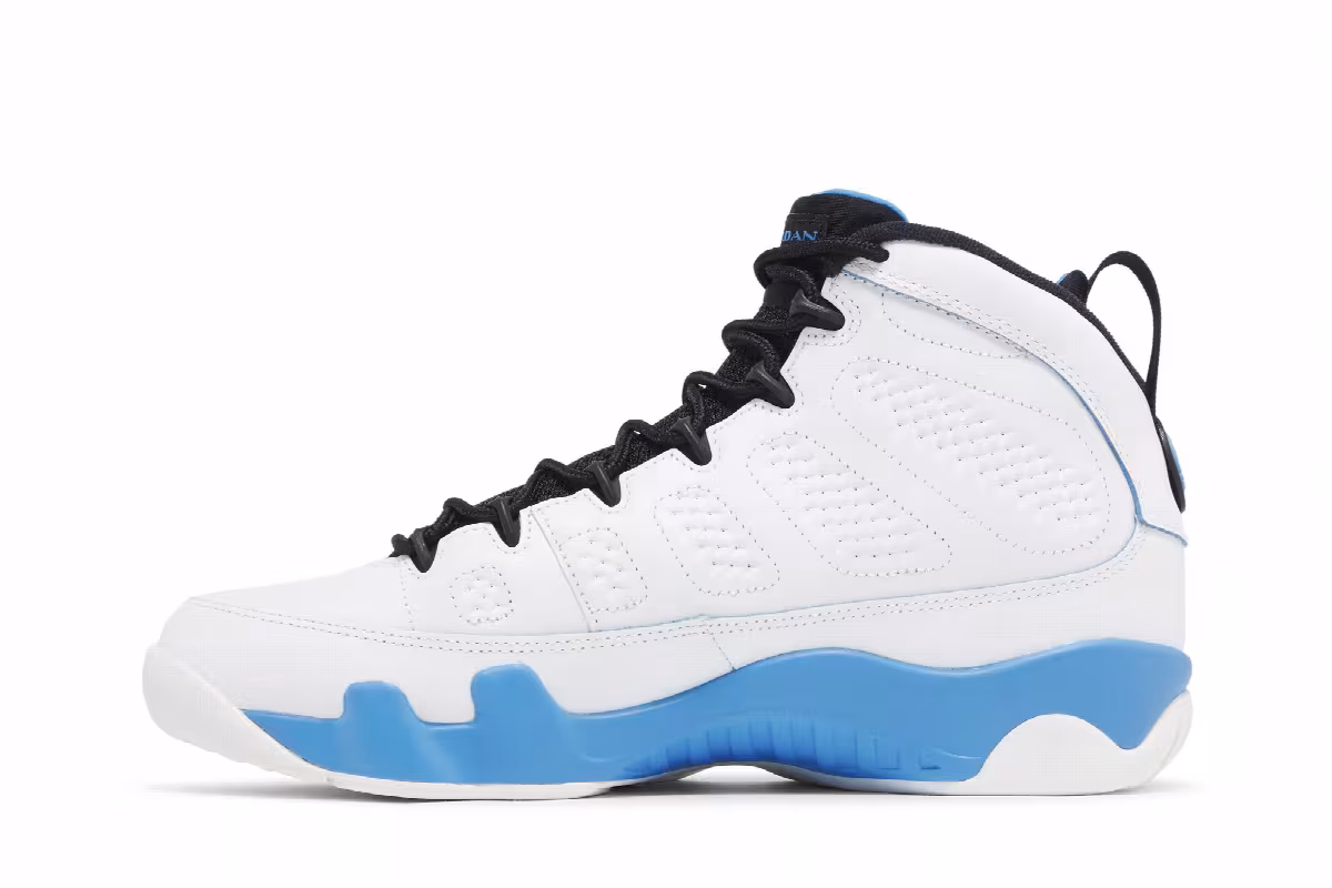 Air Jordan 9 Powder Blue 2024, view 4