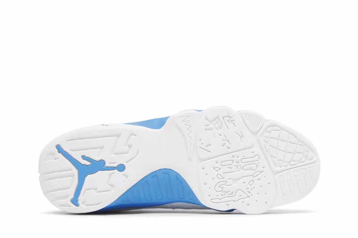 Air Jordan 9 Powder Blue 2024, view 5