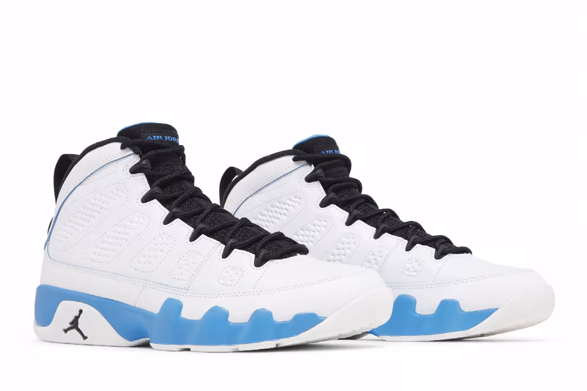 Air Jordan 9 Powder Blue 2024, view 9