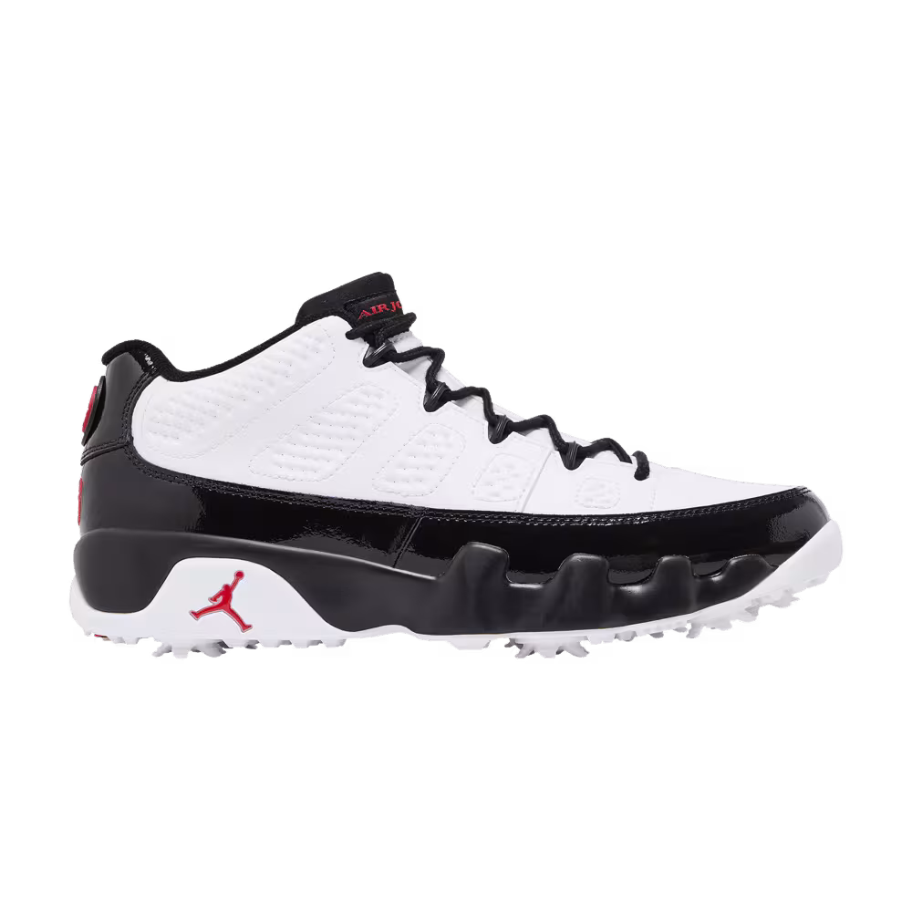 Air Jordan 9 Low Golf White Black True Red