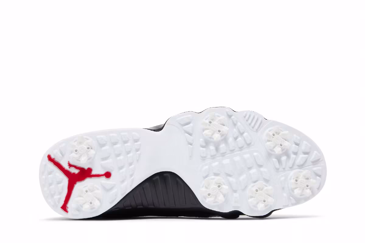 Air Jordan 9 Low Golf White Black True Red, view 5