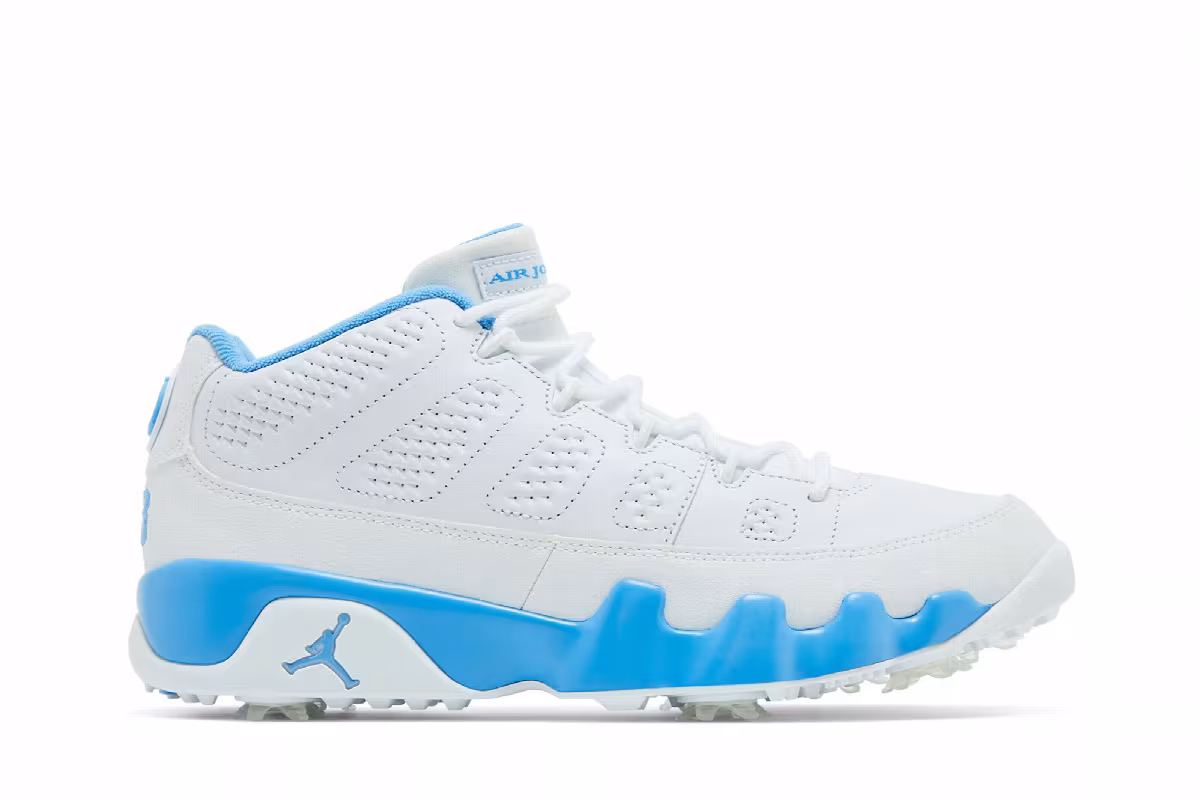 Air Jordan 9 Low Golf University Blue, view 2