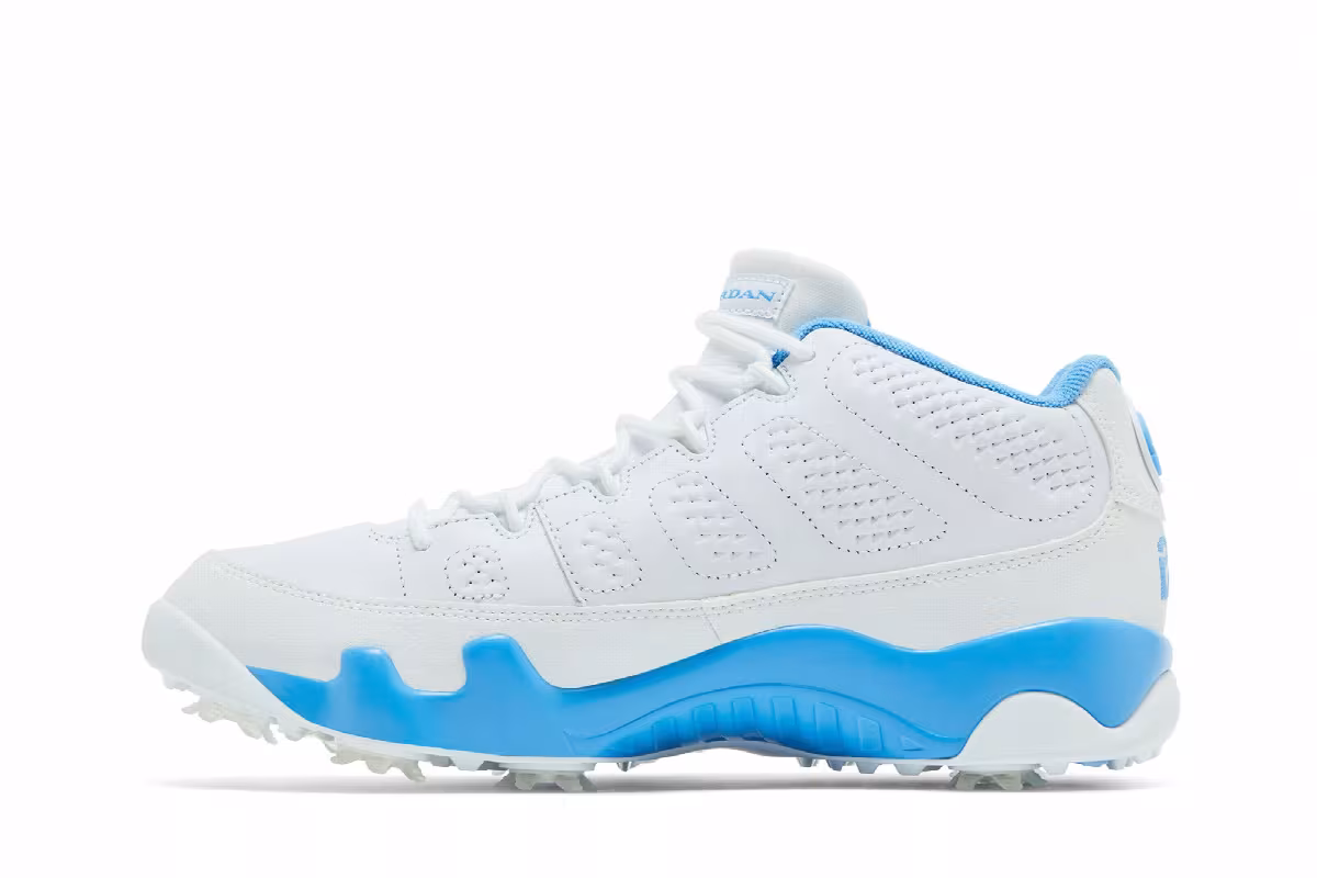 Air Jordan 9 Low Golf University Blue, view 4