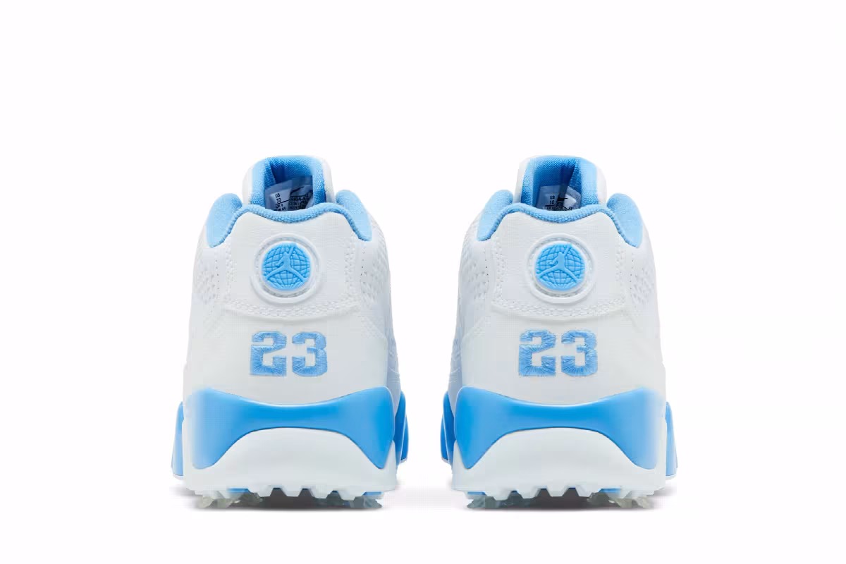 Air Jordan 9 Low Golf University Blue, view 7
