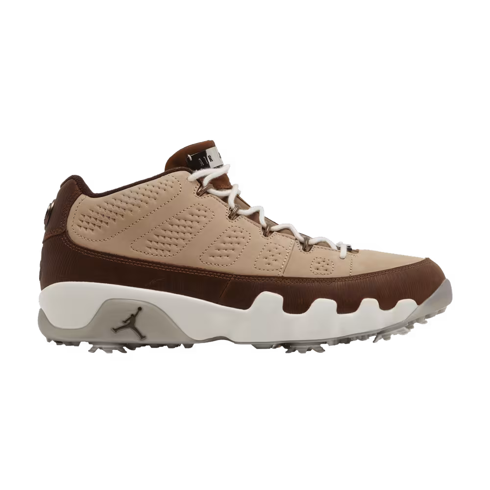 Happy Life Wood x Air Jordan 9 Low Golf Woodgrain