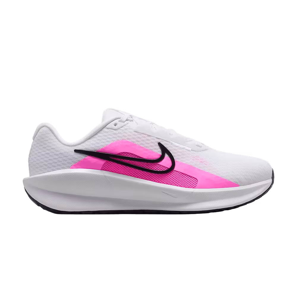 Nike Women's Downshifter 13 Extra Wide White/Black/Pink Spell