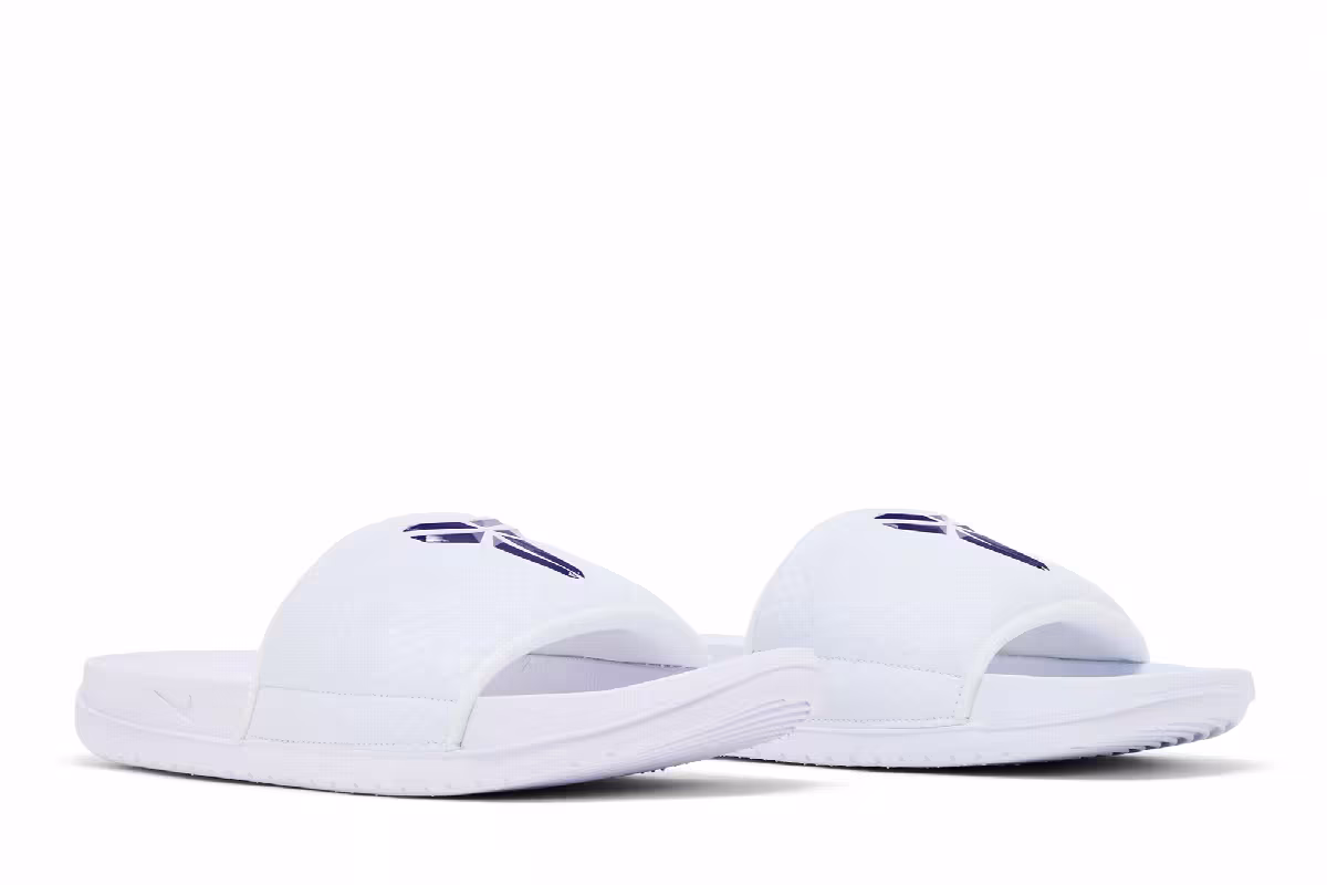 Kobe Bryant x Nike Offcourt Slide White, view 9