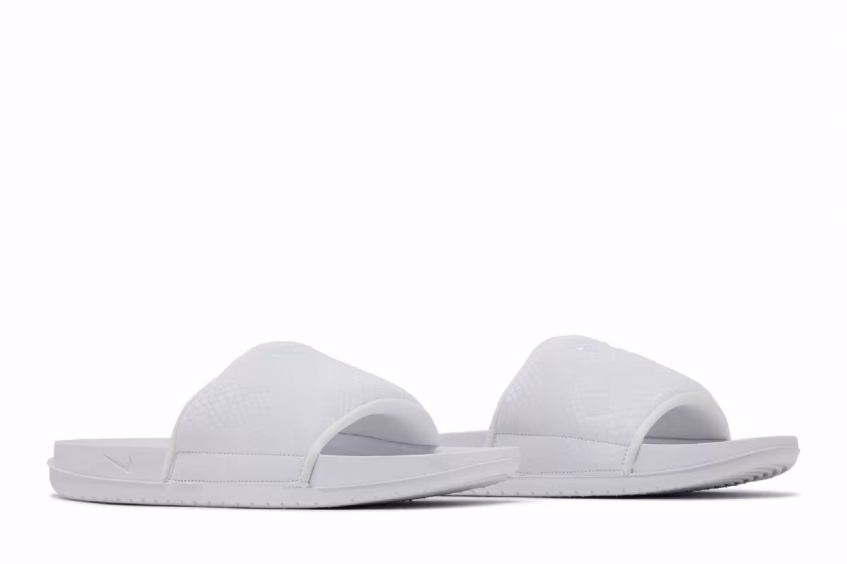 Kobe Bryant x Nike Offcourt Slide Triple White, view 9