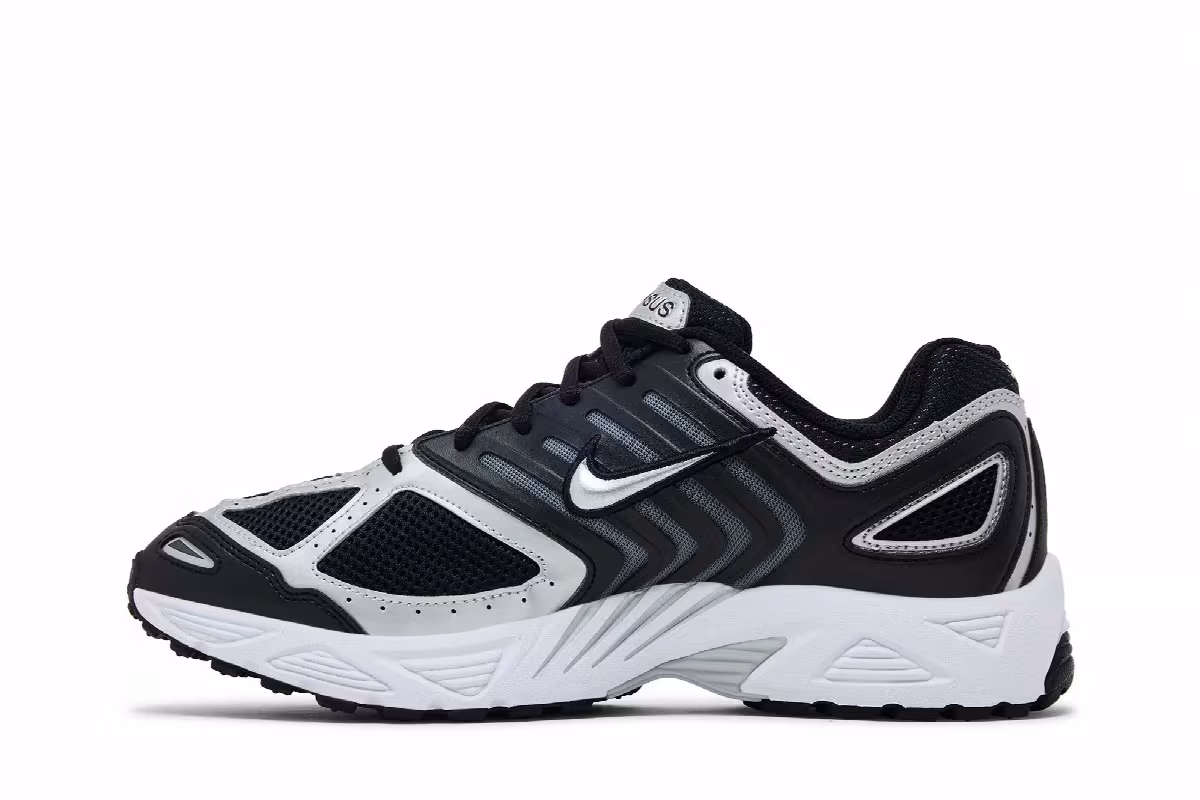 Nike Air Pegasus 2K5 Black Metallic Silver, view 4
