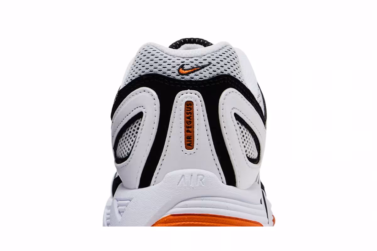 Nike Air Pegasus 2K5 White Safety Orange, view 8