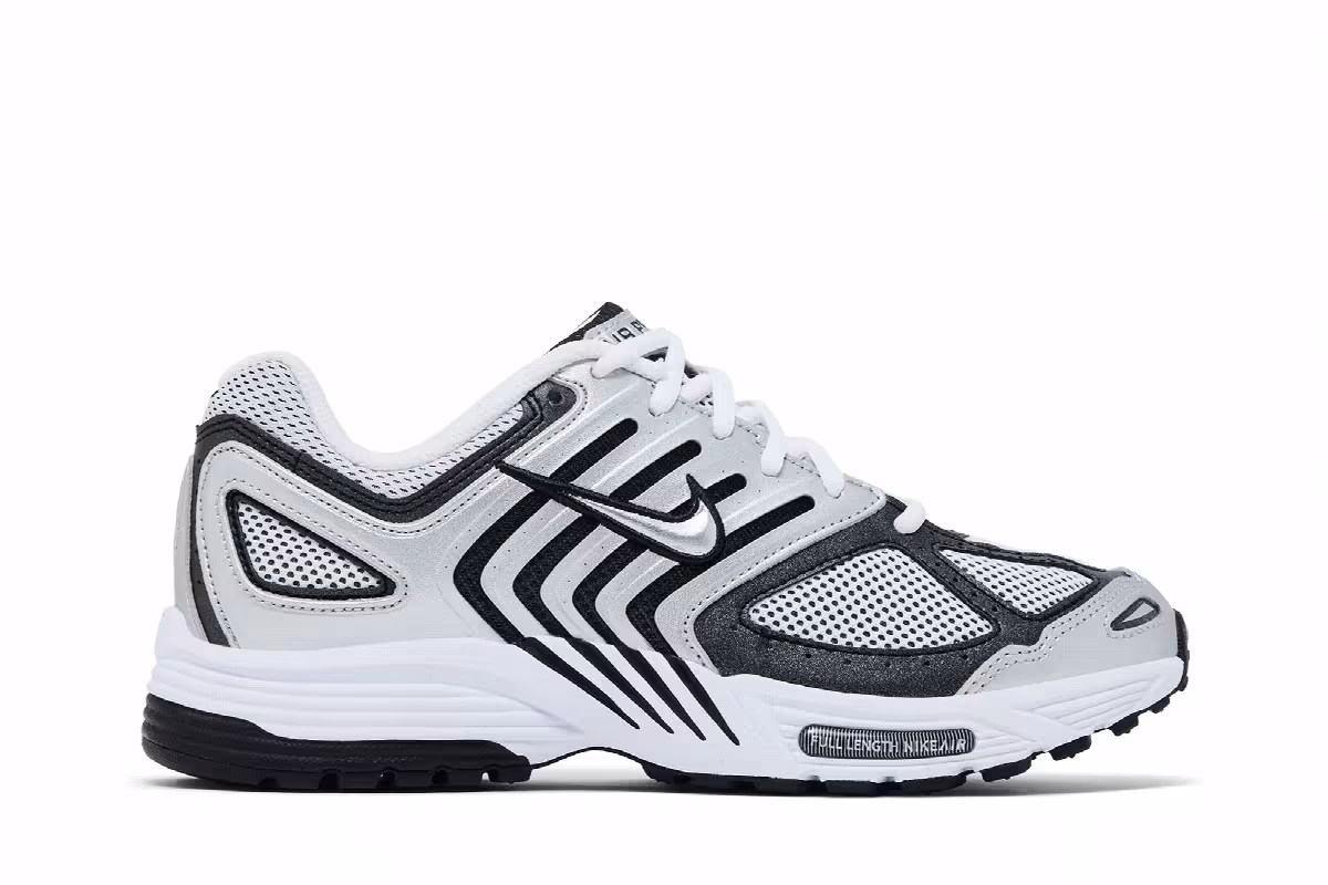 Nike Air Pegasus 2K5 Metallic Silver Black, view 2