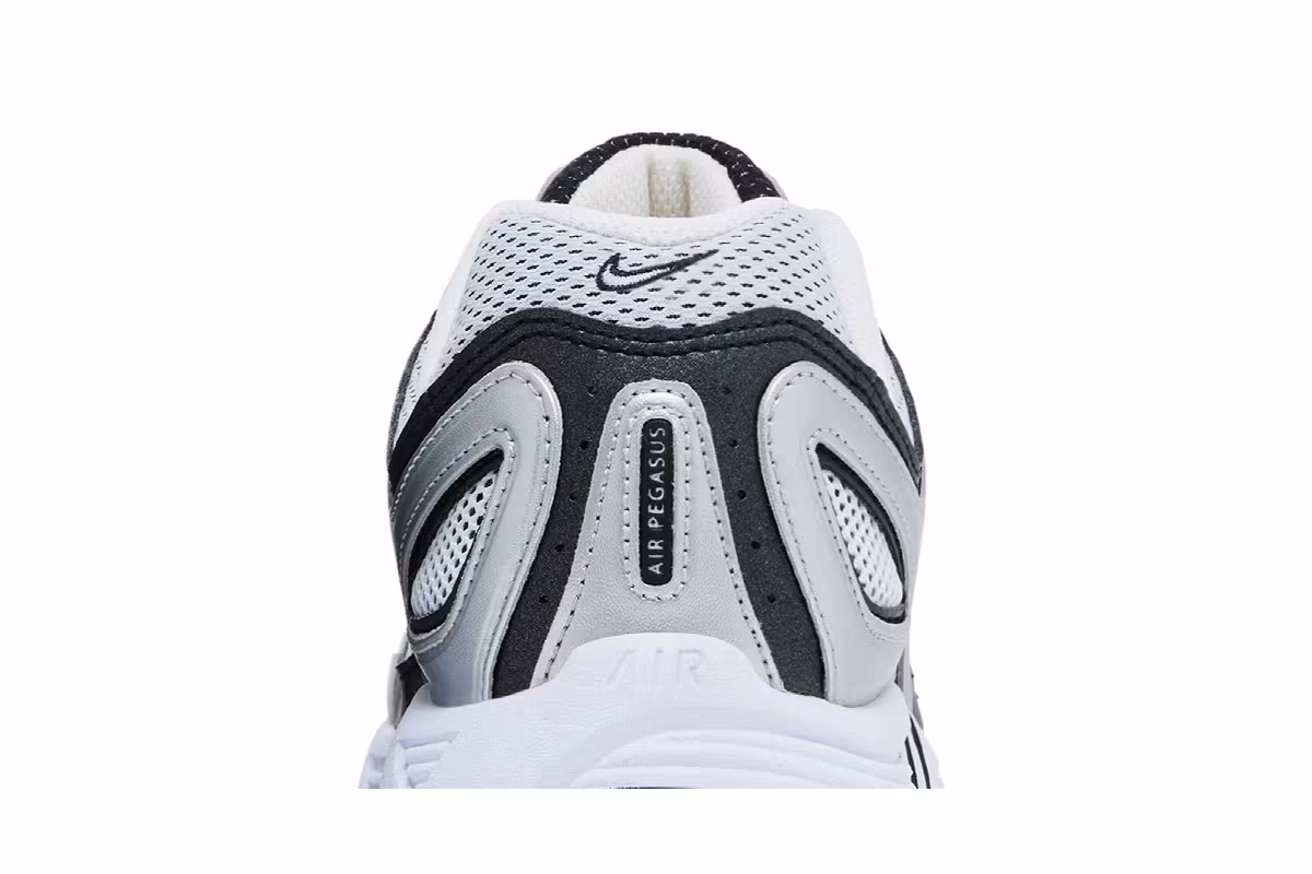 Nike Air Pegasus 2K5 Metallic Silver Black, view 8