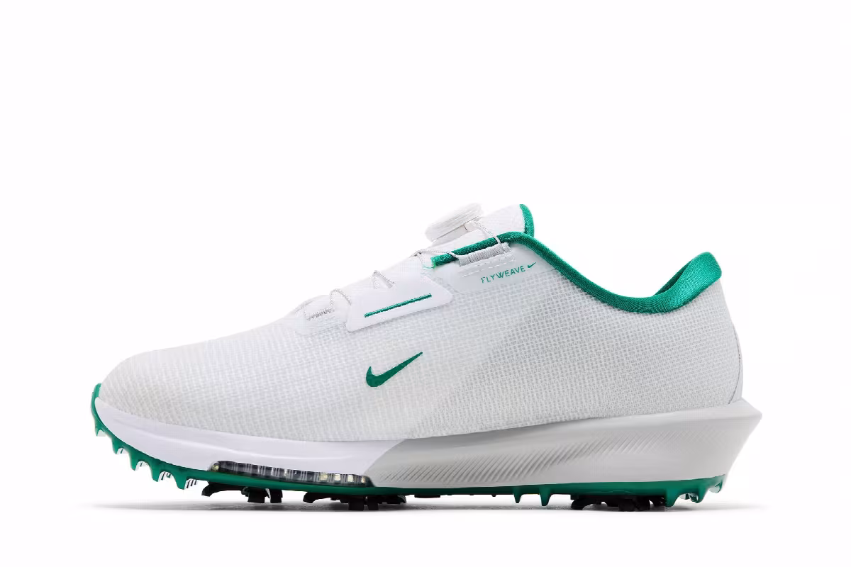 Nike Air Zoom Infinity Tour 2 Golf Wide Photon Dust Malachite, view 4