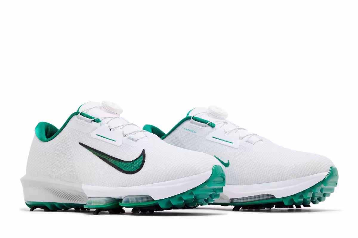 Nike Air Zoom Infinity Tour 2 Golf Wide Photon Dust Malachite, view 9
