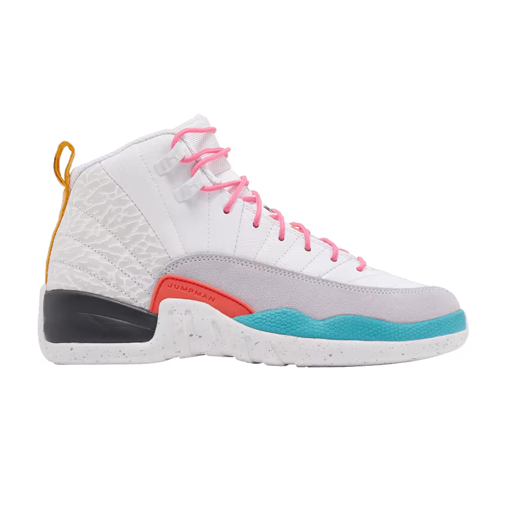 Air Jordan 12 GS White Vapor Green