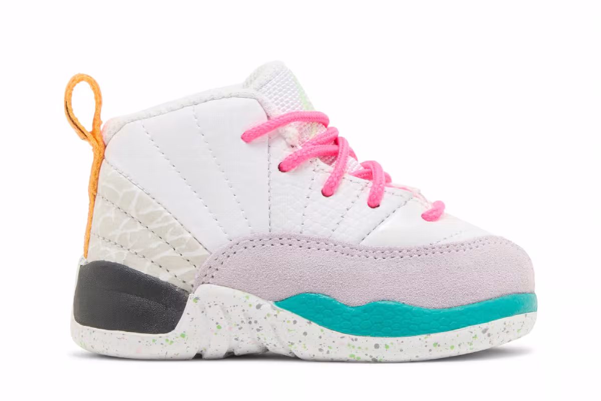 Air Jordan 12 TD White Vapor Green, view 2