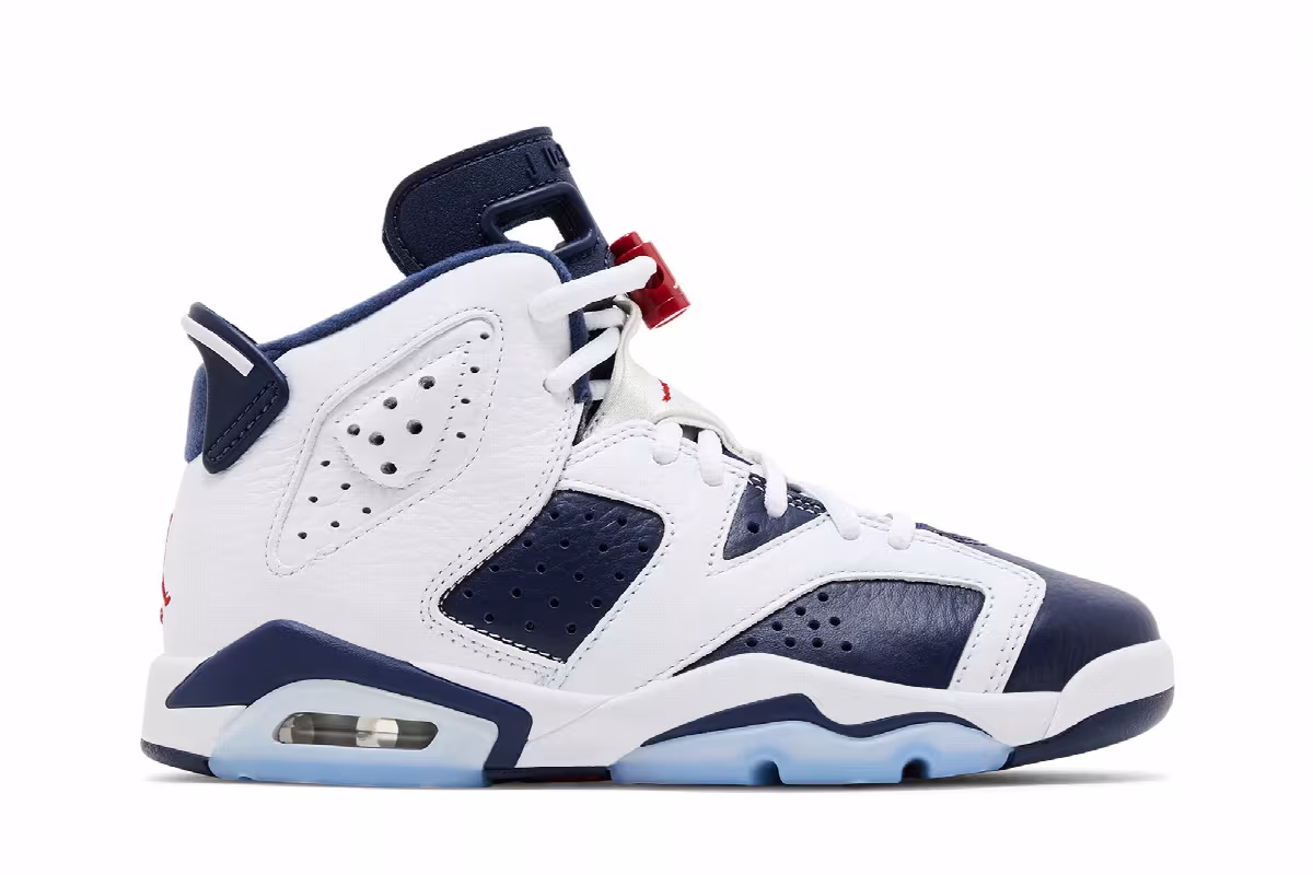 Air Jordan 6 GS Olympic 2024, view 2