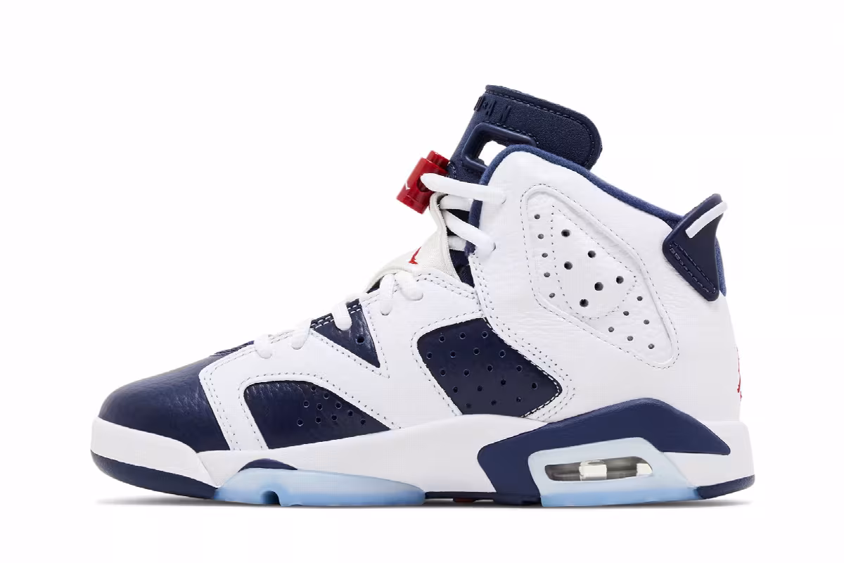 Air Jordan 6 GS Olympic 2024, view 4